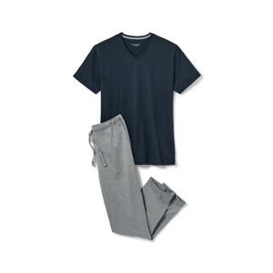 Tchibo - Pyjama - Dunkelblau/Meliert - 100% Baumwolle - Gr.: M Baumwolle  M male