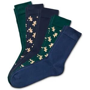 Tchibo - 5 Paar Socken - Dunkelblau - Gr.: 44-46 Baumwolle 1x 44-46 male