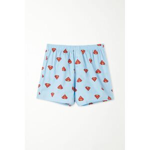 Tezenis Boxershorts aus Baumwolltuch mit Superman-Print Mann Aufdruck Größe M