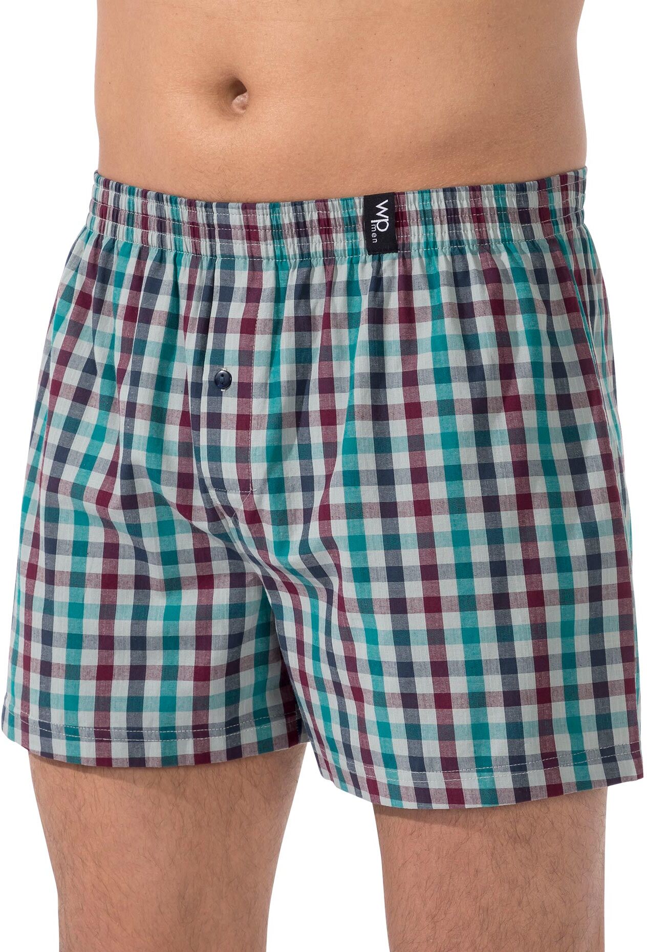 wäschepur Boxershorts, (2 St.) blau  5 6 7 8 9 10