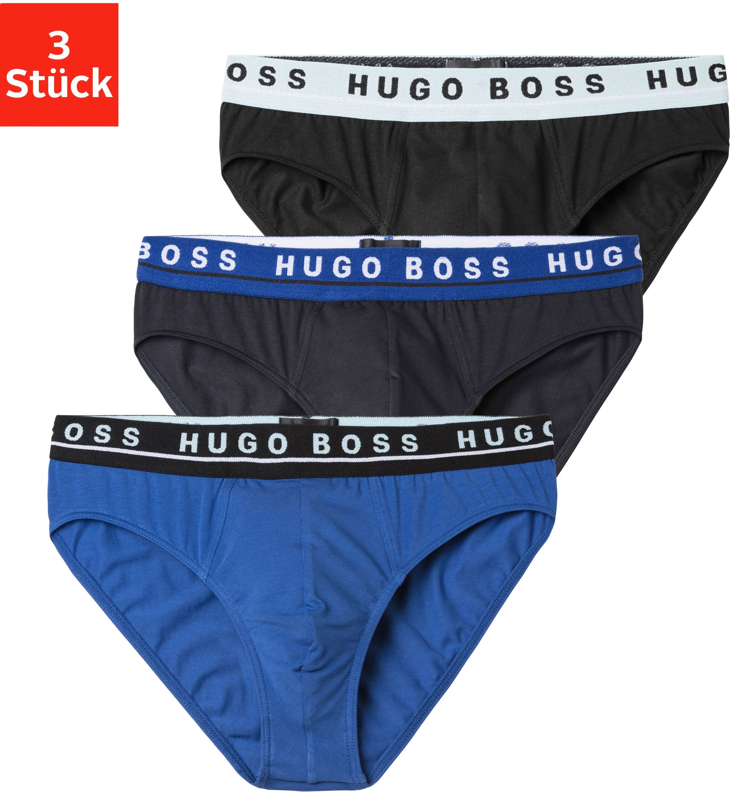 Boss Slip, (3 St.) blau  L M S XL XXL