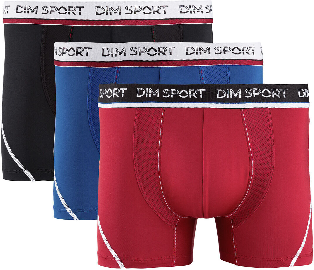 DIM SPORT 3er-Pack Shortys SCHWARZ