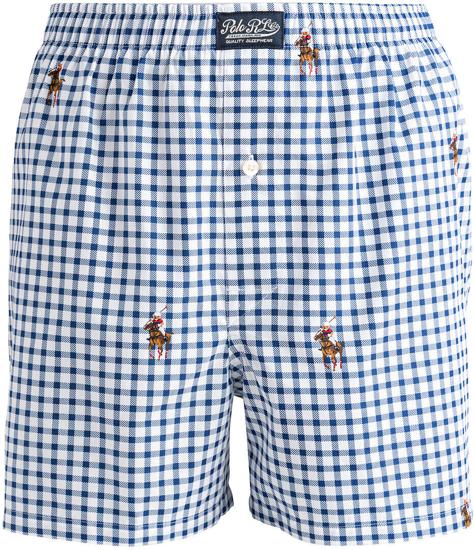 POLO RALPH LAUREN Boxershorts, Karomuster BLAU