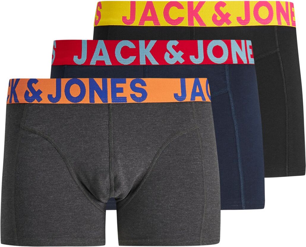 JACK & JONES 3er-Pack Shortys SCHWARZ