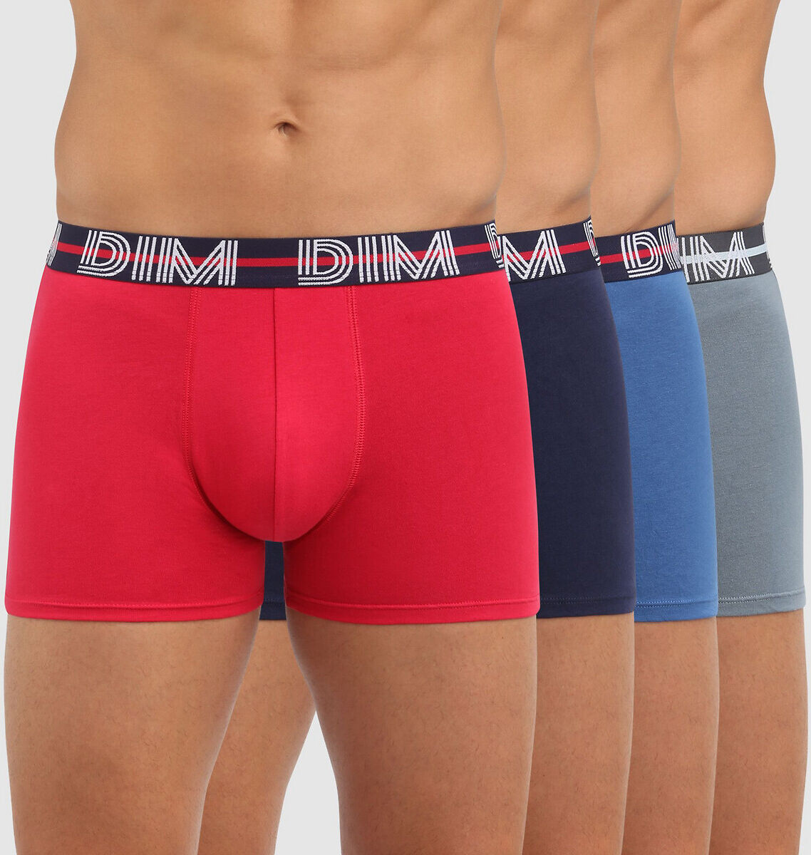 DIM 4er-Pack Pants Powerful GRÜN;BLAU