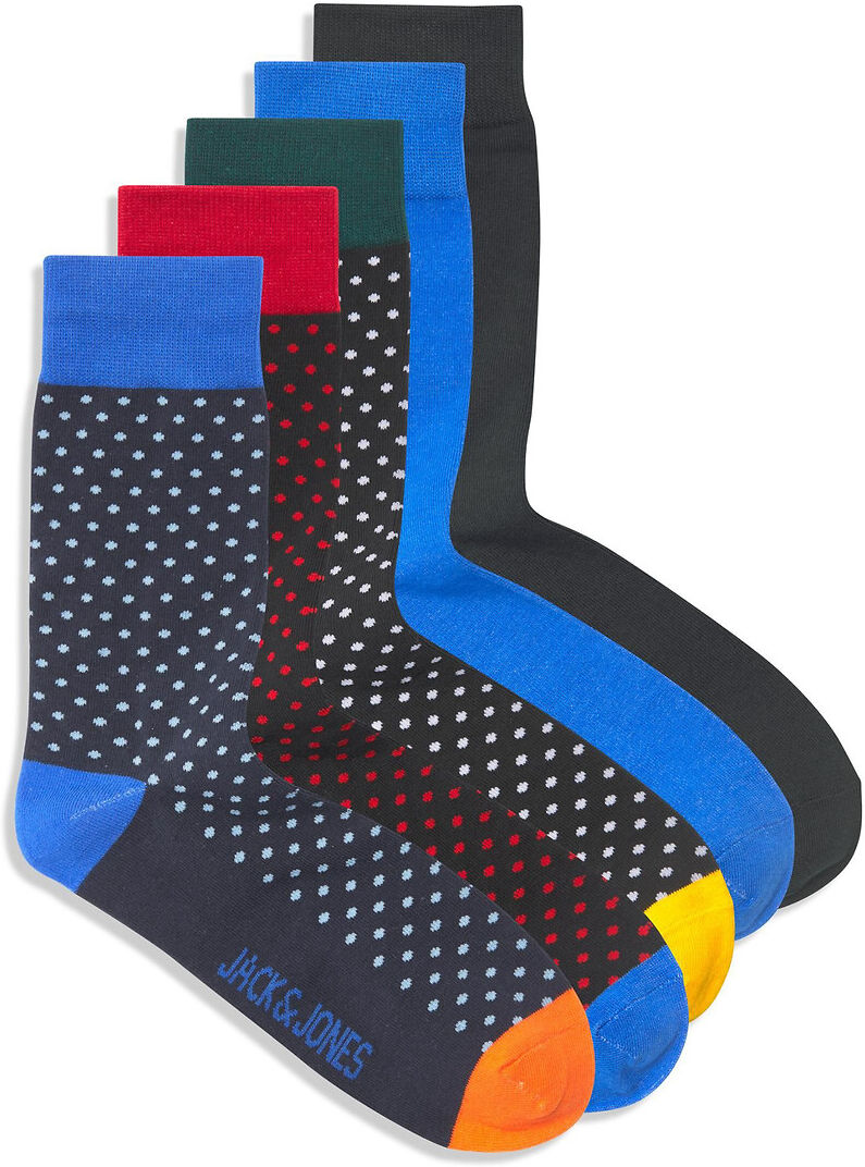 JACK & JONES 5 Paar Socken MEHRFARBIG