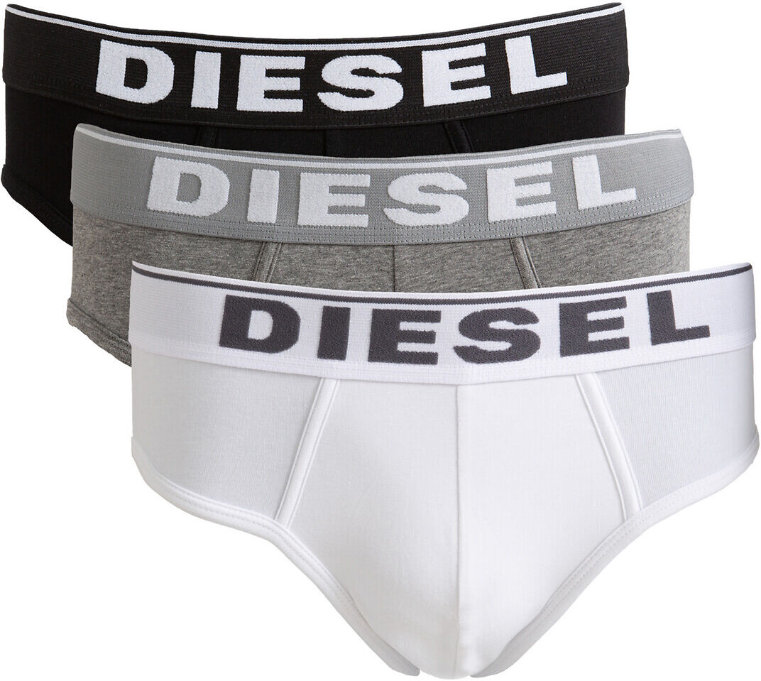 Diesel 3er-Pack Slips für Herren SCHWARZ