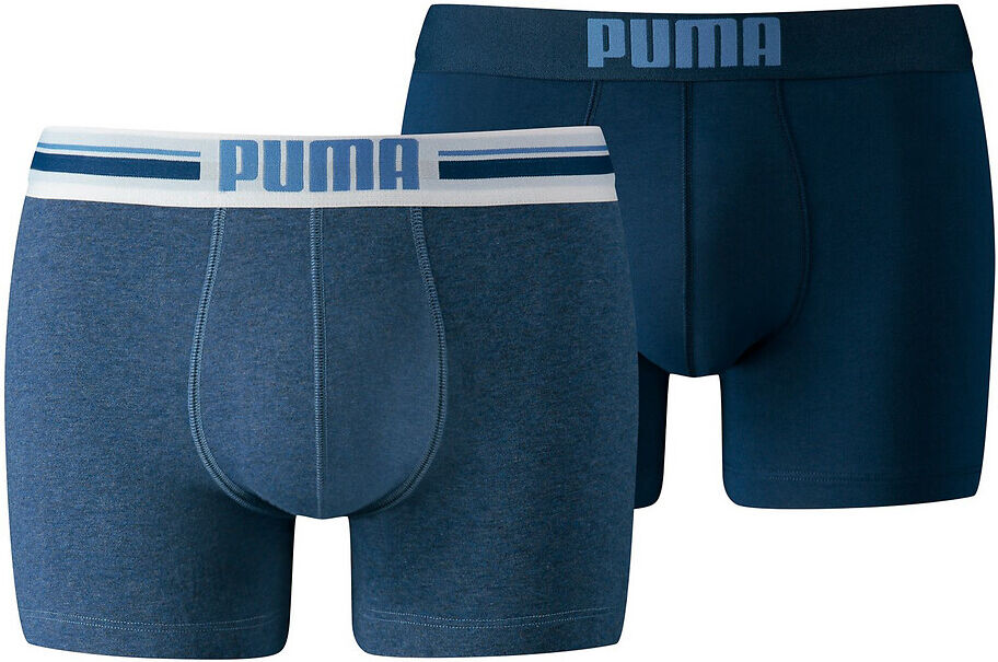 Puma 2er-Pack unifarbene Shortys SCHWARZ;BLAU