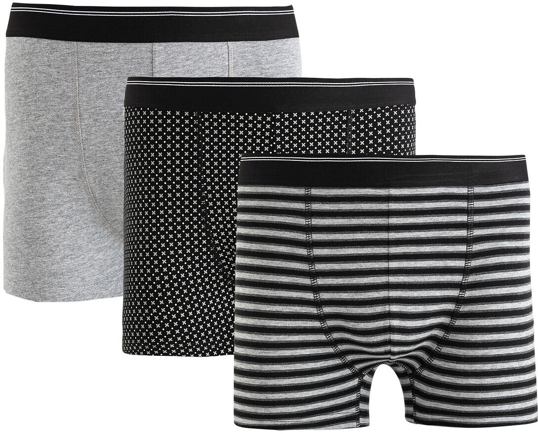 LA REDOUTE COLLECTIONS 3er-Pack Shortys mit Bio-Baumwolle SCHWARZ