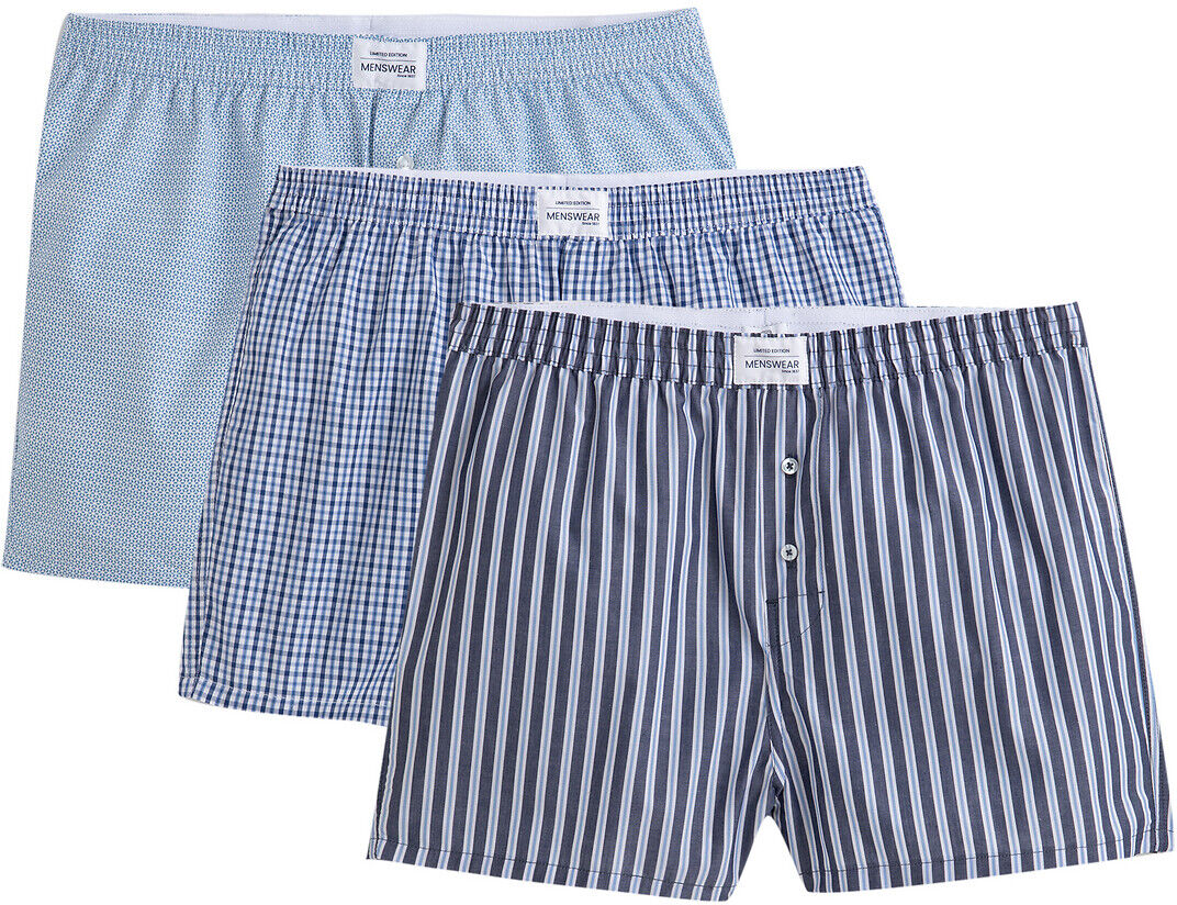 LA REDOUTE COLLECTIONS 3er-Pack Boxershorts BLAU