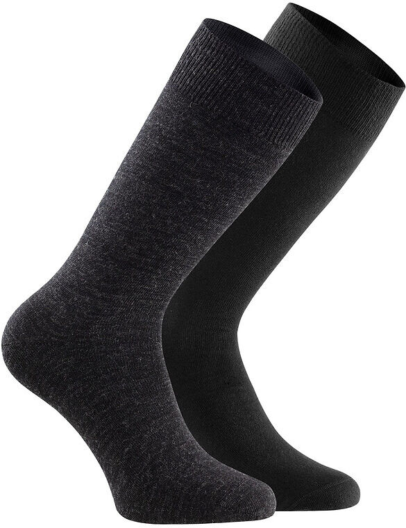 IMPETUS 2 Paar Socken SCHWARZ;GRAU