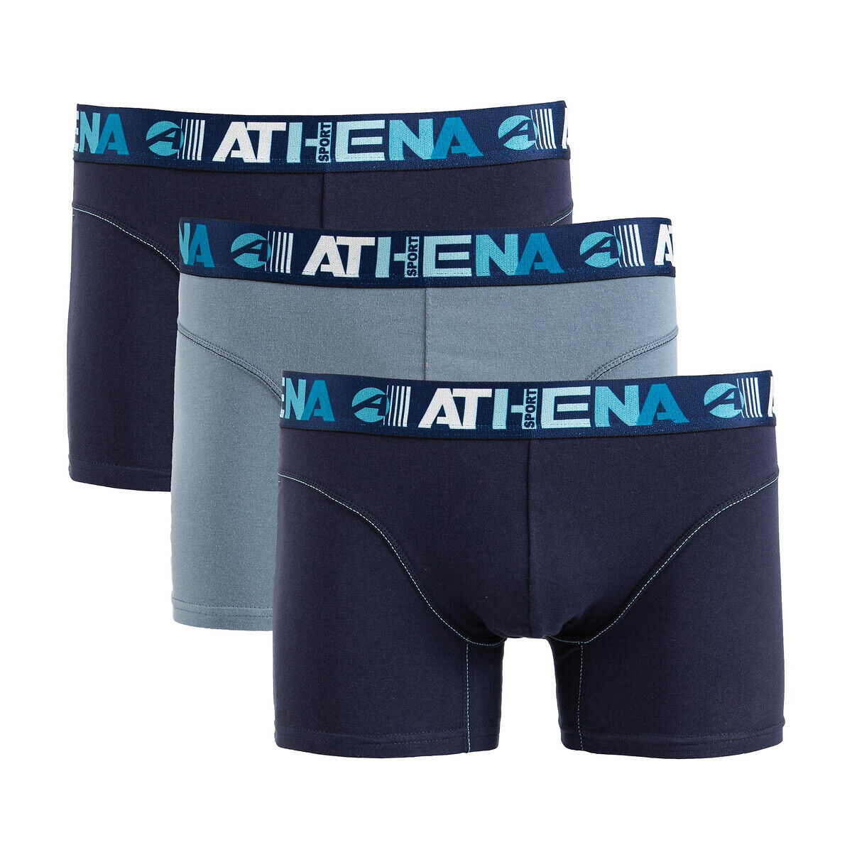 Athena 3er-Pack Shortys ENDURANCE 24H BLAU;SCHWARZ