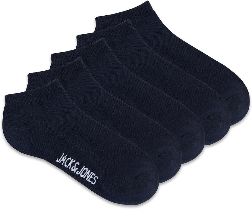 JACK & JONES 5er-Pack unifarbene Kurzsocken WEISS;SCHWARZ