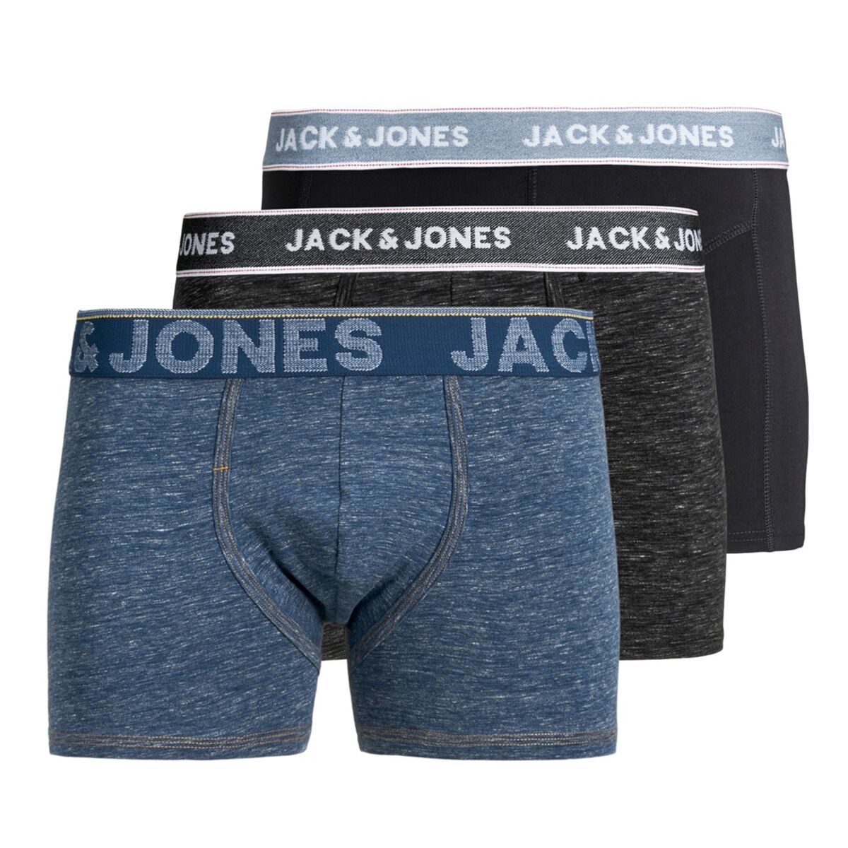 JACK & JONES 3er-Pack Boxershorts BLAU