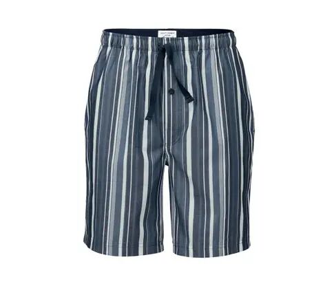 Tchibo - Web-Schlafshorts - Hellblau/Gestreift - 100% Baumwolle - Gr.: S Baumwolle  S