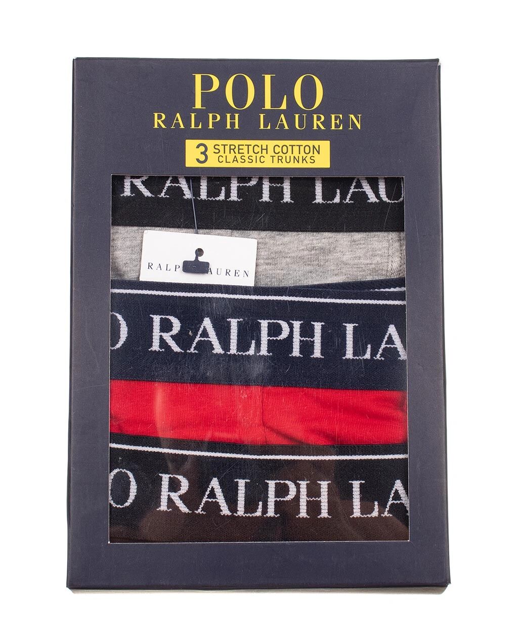 Ralph Lauren Polo pánské boxerky šedá červená černá Velikost: XXL
