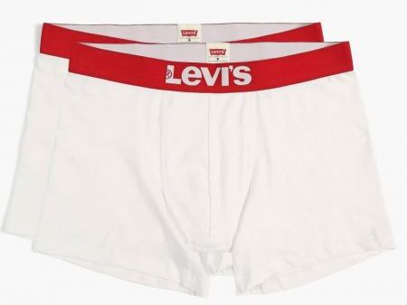 Levis TRENKY LEVIS 200SF BOXER 2P - bílá - S