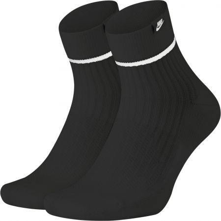 Nike PONOŽKY NIKE SNKR SOX ESSENTIAL ANKLE 2P - černá - S