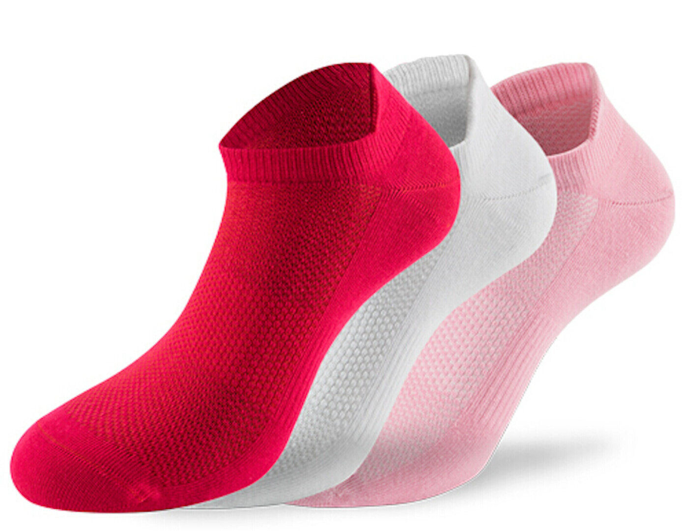 Lenz Performance Sneaker Tech Ponožky 35 36 37 38 Bílá červená Růžový