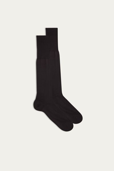 Intimissimi Dlouhé Ponožky ze Supima Bavlny Člověk Hnedá Size 40-41