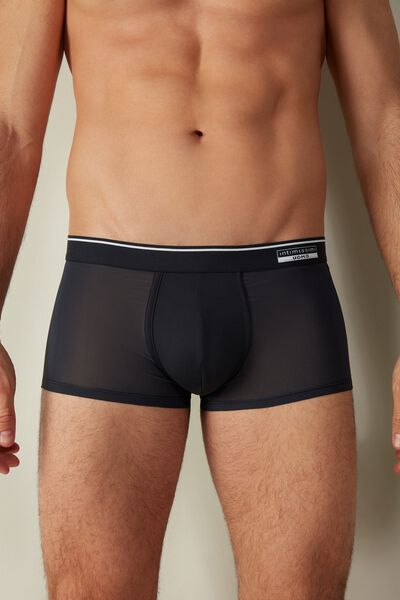 Intimissimi Boxerky Super Fresh z Mikrosítě Člověk Modrá Size 4