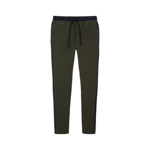 TOM TAILOR Herren Gestreifte Pyjama-Hose, grün, Streifenmuster, Gr. 56