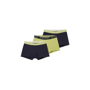 TOM TAILOR Herren Hip Pants 3-er Set, grün, Uni, Gr. 5