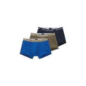 TOM TAILOR Herren Hip Pants 3-er Set, blau, Uni, Gr. 7