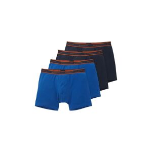 TOM TAILOR Herren Hip Pants im 4er Pack, blau, Uni, Gr. 8