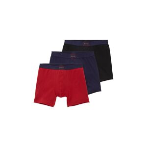 TOM TAILOR Herren Long Pants im Dreierpack, rot, Uni, Gr. 5