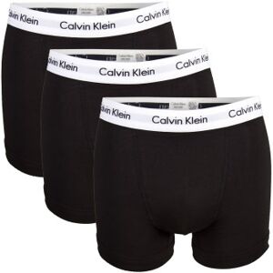 Calvin Klein 3P Cotton Stretch Trunks Schwarz/Weiß Baumwolle Medium Herren