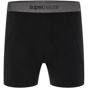 SuperNatural Super.Natural Gravier Padded Schwarz, Herren Merino Fahrrad Unterwäsche, Größe XXL - Farbe Jet Black