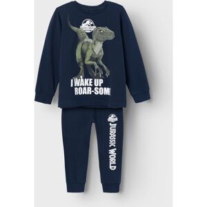 name it name ıt Pyjama Set Dunkelblau Slogan für Herren - S