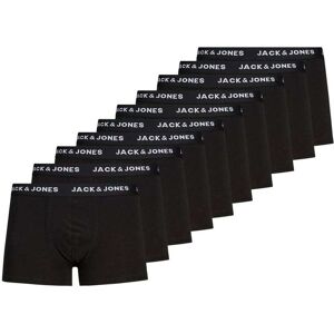 Jack & Jones Jack&jones Boxer Shorts, 10er Pack Jacsolid, Trunks, Baumwoll-stretch, Logo Einfarbig für Herren - 2XL