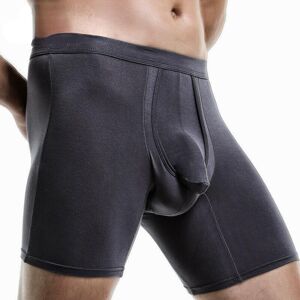 Yuda Lighting Lange Herren-Boxershorts, Separater Hodensack, Große Sportshorts, Atmungsaktive Herrenhöschen