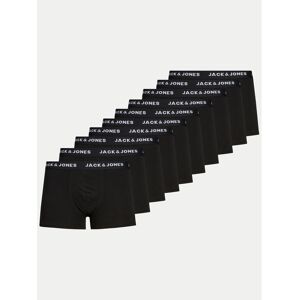 Jack&Jones 10er-Set Boxershorts Solid 12189937 Schwarz L male