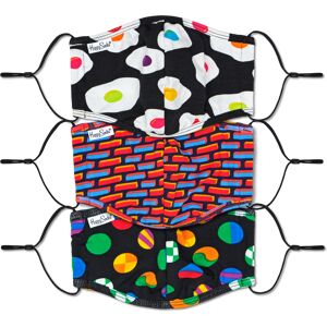 Happy Socks Mixed 3-Pack Face Cover 263