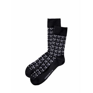 Mey & Edlich Grubenhelden Herren Socken Schwarz gemustert 39-42, 43-46