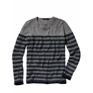 Mey & Edlich hannes roether Herren Sweater Regular Fit Grau gestreift L, M, S, XL, XXL