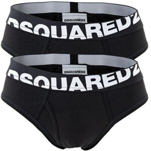 Dsquared Slip 2er Pack Herren Baumwolle, schwarz