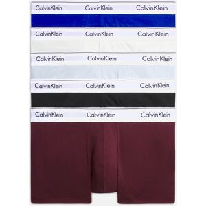 Calvin Klein Five-Pack Cotton-Blend Boxer Trunks - S