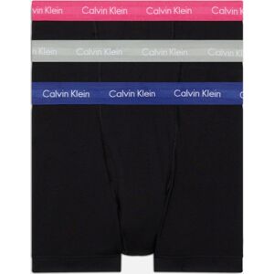 Calvin Klein Wicking 3-Pack Stretch Cotton-Blend Trunk Boxers - L