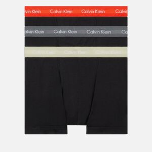 Calvin Klein Stretch 3-Pack Cotton-Blend Trunks - M