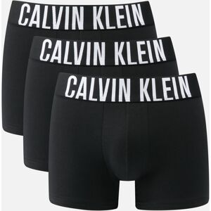 Calvin Klein Three-Pack Intense Power Cotton-Blend Trunks - L