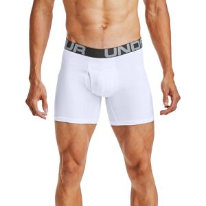 Under Armour Charged Cotton 6In 3 Pack White/ White - male - Size: L