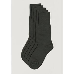 CDLP 5-Pack Bamboo Socks Charcoal Grey