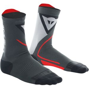 Dainese Thermo Mid Socken - Schwarz Grau Rot - 45 46 47 - unisex