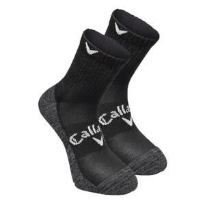 Callaway Tour Opti-Dri Mid Herren Socken, schwarz, Herren, S/M, schwarz