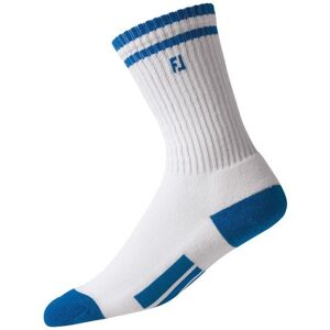 FootJoy ProDry Crew Kindersocken, weiss/blau