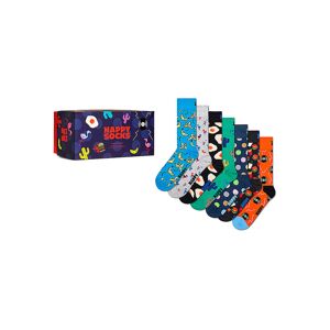 Happy Socks Herren Geschenkbox Socken Seven Days 7er Pkg 41-46 Turquoise Bunt   Herren   P000694
